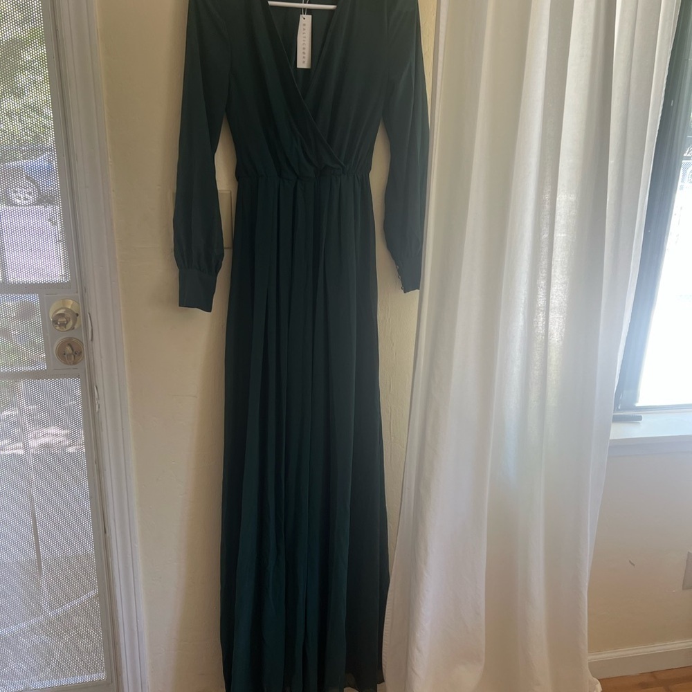 NWT Baltic Born Green Maxi Dress Size XS - Picture 5 of 10